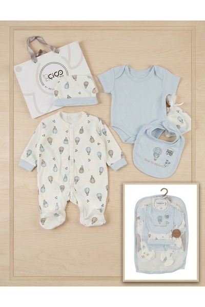 MiniKids Σετ δώρου 5 τεμαχίων, explore, μπλε