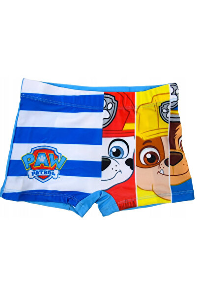 PAW PATROL Swim Briefs, 88% Polyester, Chase, Marshall and Rubble, Multicolor