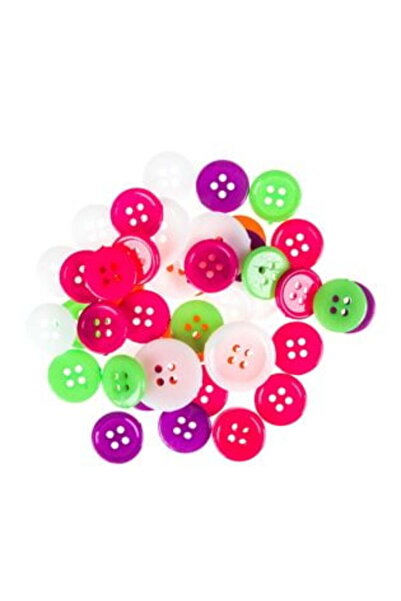 SHOPIENS Set creativ de nasturi în 2 mărimi de culori diferite - 45 buc