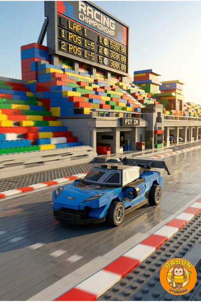 SPEED Bricks Mini Lego Araba Yapı Blok Seti - Çek-Bırak Spor Araba Yapım Seti...