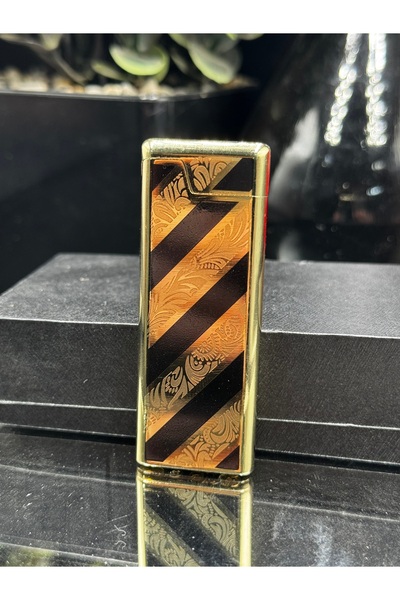 NikaŞ Premium Slim Tasarım Hediyelik Gazlı Metal Çakmak - Özel Tasarım İnce Ş...