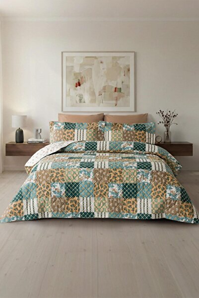 Soley Rubine |   100% Cotton Single Quilted Duvet Cover Set