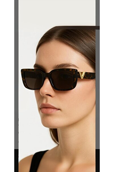 chd-store Macerati, Rectangular V Women's Glasses. Nude, Leopard Eyeglass Cas...