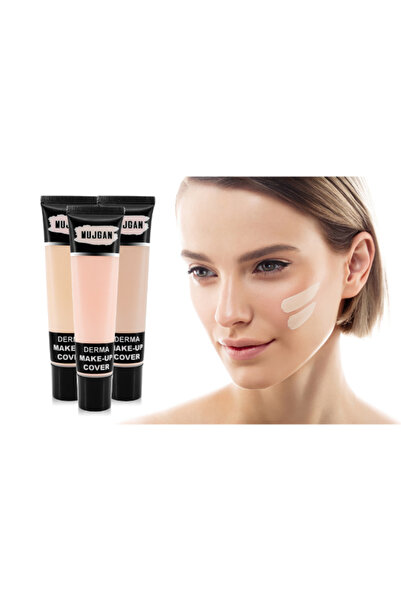 RiverWorld Σετ κονσίλερ River World Makeup Tube Derma Porcelain 3 τεμαχίων