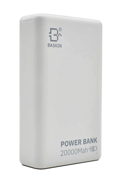 BASKIN Power Bank 20.000mAh PB-003, 22.5W Fast Charge, Display LED, USB-A, US...