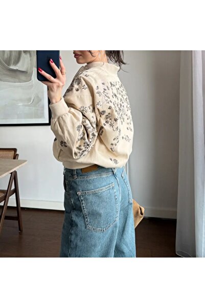 Lavanta Tekstil Stone Embroidered Tasaım Jacket