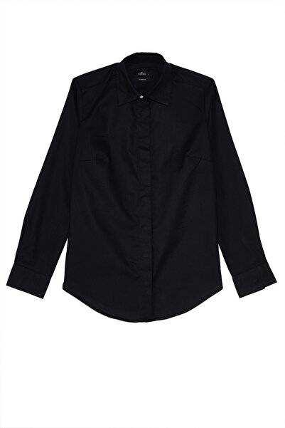 Tudors Жіноча сорочка Slim Fit, вузький крій, 100% бавовна, спортивний комір,...