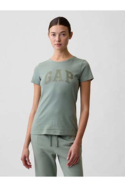 GAP V-GAP SS CLSC TEE Λογότυπο T-Shirt Γυναικείο T-Shirt