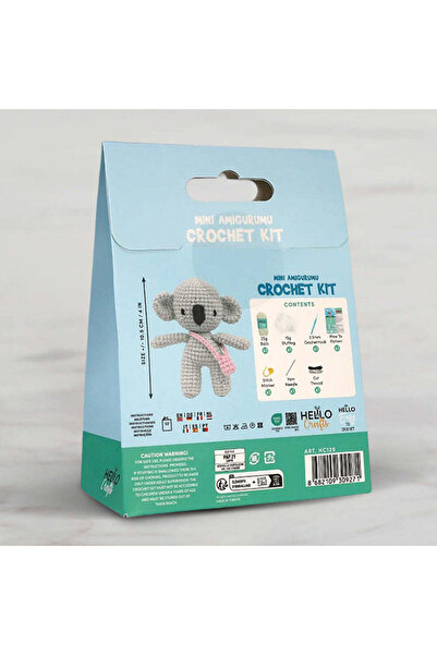 G-TUĞ OUTLET Hello Crafts Tığ İşi Mini Amigurumi Kiti - Ozzy