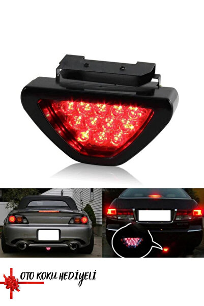 Buscarpone F1 Üçgen Arka Stop Lambası , 12v Her Araca Uyumlu Fren Lambası Kır...