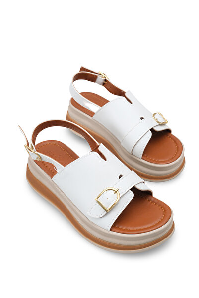 Riccon Women's Sandals 0012332 White