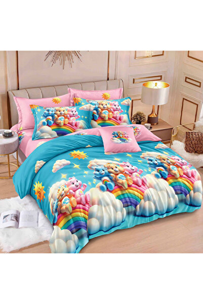 OEM Lenjerie de pat pentru pat dublu 2 persoane, 6 piese, JHN, Finet, DREAM-2273