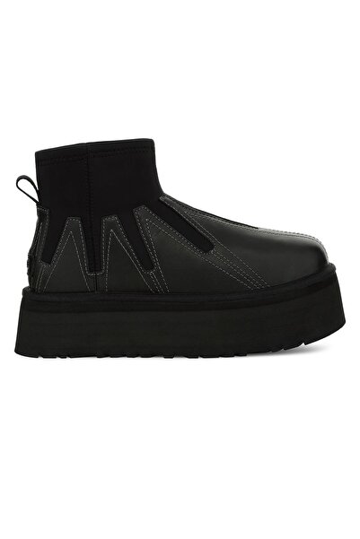 UGG W CLASSIC MINI DIPPER SUNWAVE BLACK (SIYAH) 1169690