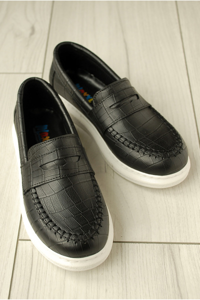 ÖZCAN Erkek Çocuk Günlük Baskılı Klasik Ayakkabı