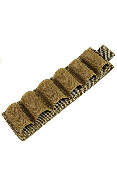 Choice3 TAN Tactical Outdoor 6 Round Shot Shell Holder Ammunition Pistol Bull...