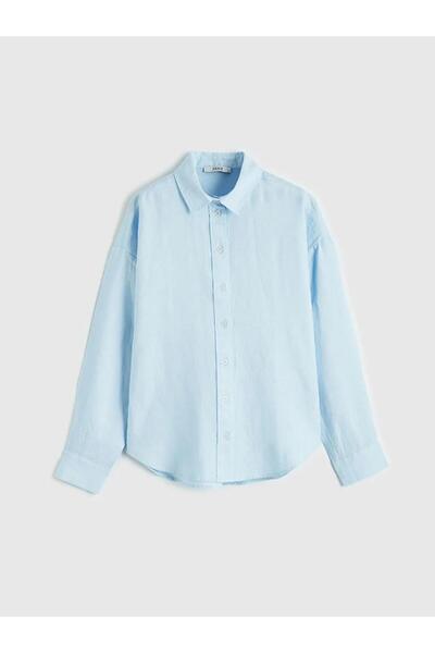 LC Waikiki Oversized Linen Women's Shirt (S6)