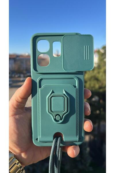 TechTrove حافظة هاتف متوافقة مع إنفينكس هوت 50i وسمارت 9 مع حلقة تعليق على ال...