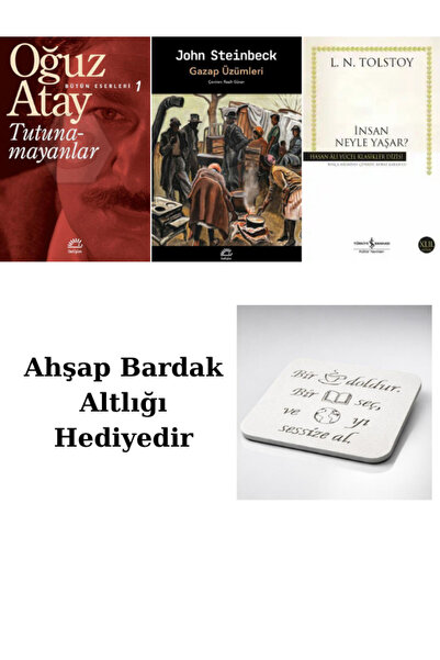 TÜRKİYE İŞ BANKASI KÜLTÜR YAYINLARI Tutunamayanlar-Gazap Üzümleri-İnsan Neyle...