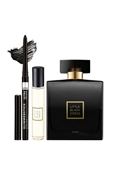 AVON Set Little Black Dress&Glimmerstick