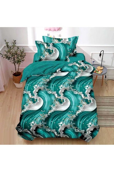 CHIRASO Finet Bedding Set, 1 Person, 4 Pieces, Stretchy Sheet 140x200, Duvet ...