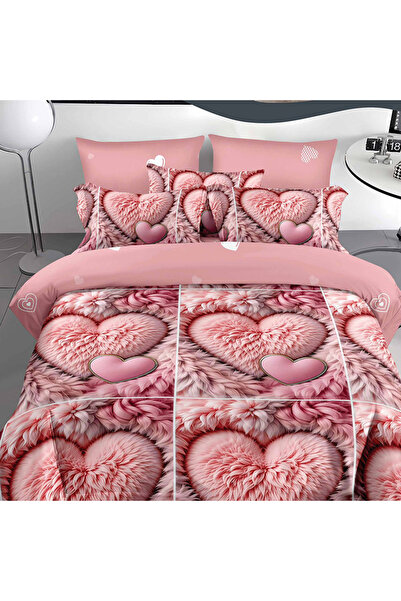 OEM Lenjerie de pat pentru pat dublu 2 persoane, 6 piese, JHN, Finet, DREAM-2246