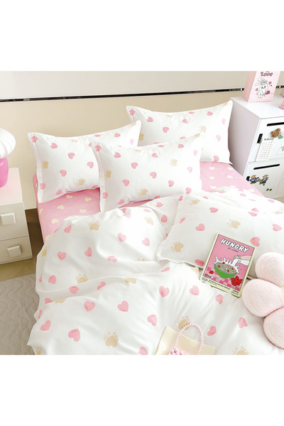 OEM Duvet Cover Set for double bed 2 people, 6 pieces, JHN, Finet, DREAM-2290