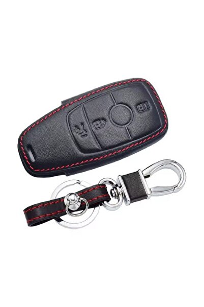 Mercedes Benz Δερμάτινη Θήκη Κλειδιών για E Class E200 E260 E300 E320 W213 W2...