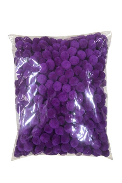 Pufypompom 2 cm Peluş Ponpon 500 Adet Paket – El Sanatları, Okul ve Hobi Çalı...