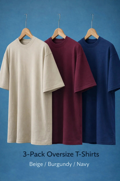 COMBİNE MİCHAİL Tricou pentru bărbați basic cu mânecă scurtă, supradimensiona...