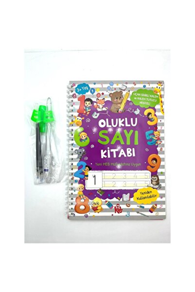 Parodi Yayınları Oluklu Sayı Kitabı / Uçan Sihirli Kalem ve Kalem Tutucu Hediyeli / 3+