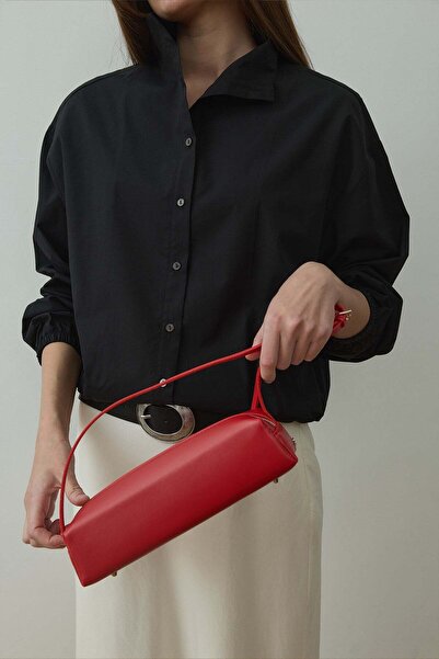 Suud Collection Siyah Eden Dik Yaka Gömlek