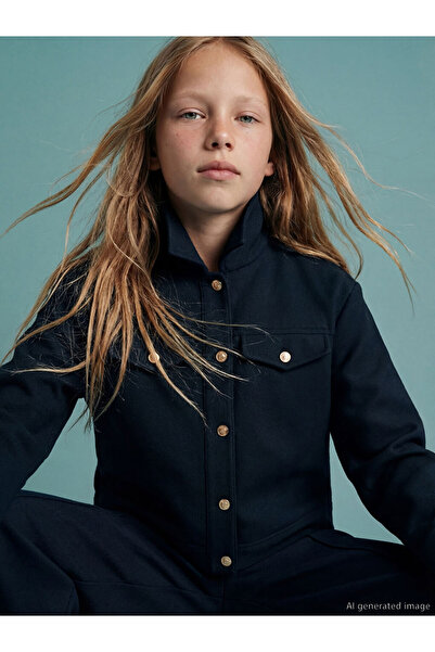 LC Waikiki Κοριτσίστικο πουκάμισο-μπουφάν