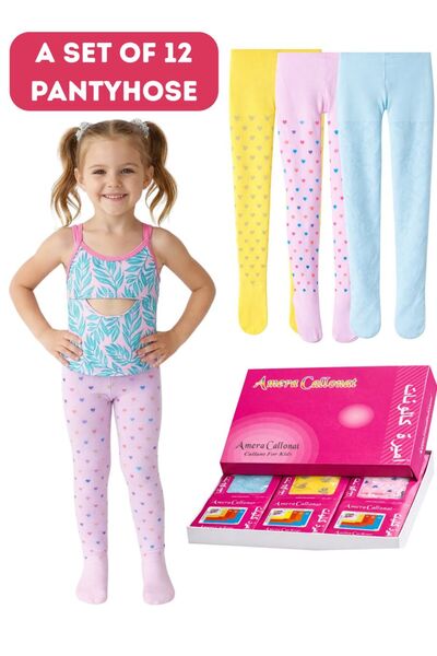 mothers dream 12 Pieces Kids Pantyhose Set