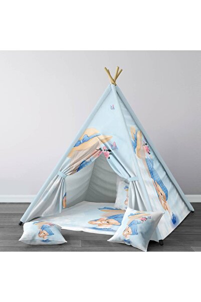 instababyrooms Çocuk Oyun Çadırı Küçük Kız Dijital Baskılı