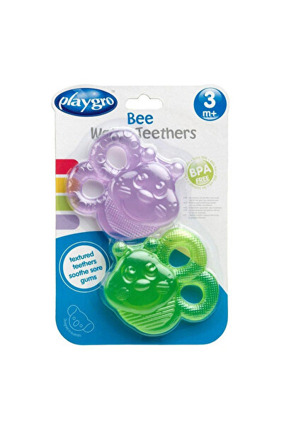 Playgro مجموعة من 2 عضاضات مائية على شكل نحلة