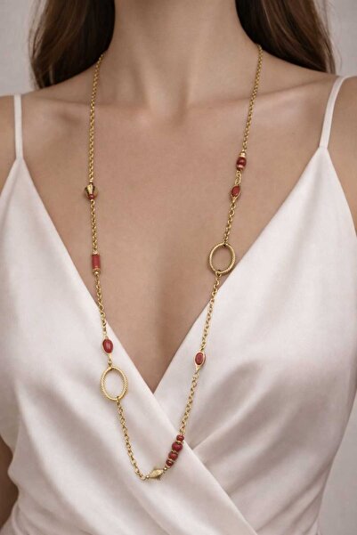 MITH SB TAKI Stainless Steel Long Chain 90cm Necklace