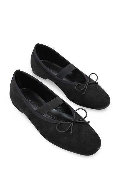 Riccon Elara Pia Orthopedic Women's Ballerinas 0012101 Black Suede