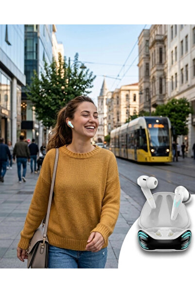 Twin Store سماعة بلوتوث لاسلكية متوافقة مع آيفون 11 آيفون 13 S23 ريدمي نوت 12