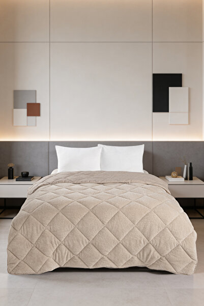 Pierre Cardin Wellsoft Çift Taraflı Yorgan Tek Kişilik Bej