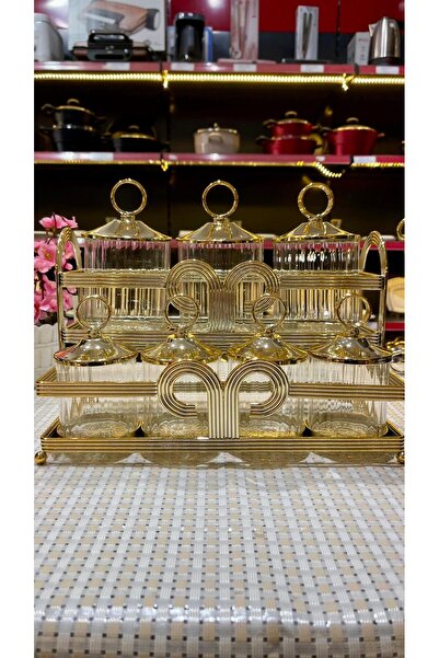 KÖSEOĞLU HOME Large Size Modern Spice Container with Stand