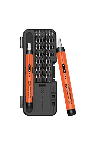 TK-S001 Pro Tech 38 Parça Hassas Şarjlı Tornavida Seti