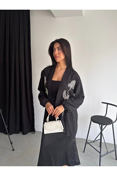 Xeftan zer Taş işlemli kimono