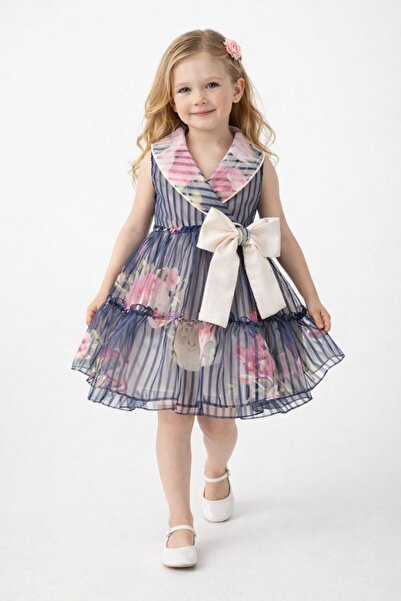 MAY MARA DEVOJČIČKA HALJINA BEZ RUKAVA SA DETAJLOM MAŠNE