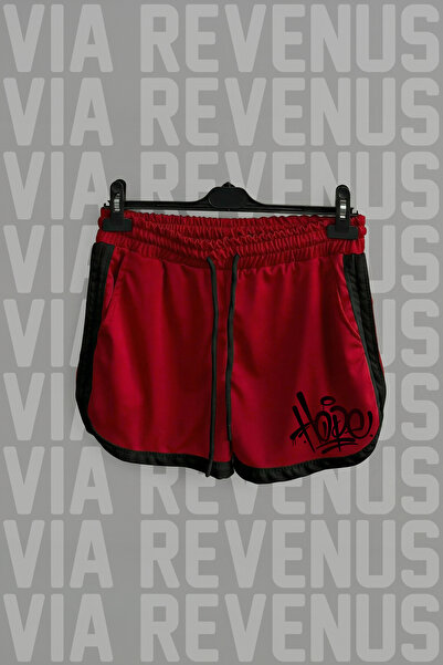 Vordevia Hope Printed Women's Sports Running and Fitness Shorts with Side Str...