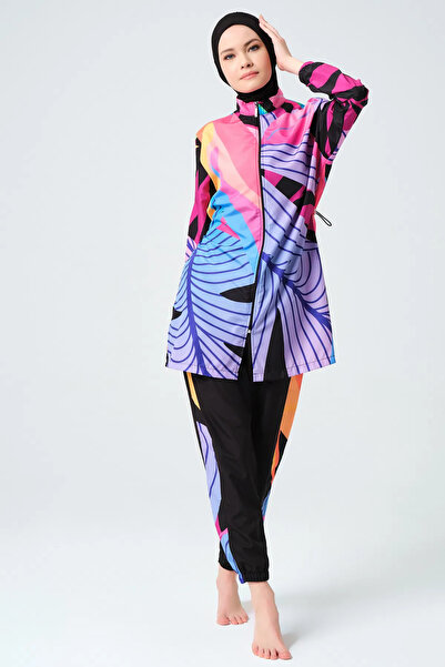 ALFASA PARACHUTE FABRICĂȚI Multicolor Costume de baie cu hijab IMPERMEABIL CU...