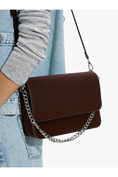 PARFOIS Kadın Kapaklı ve Yumuşak Dokulu Çapraz Çanta