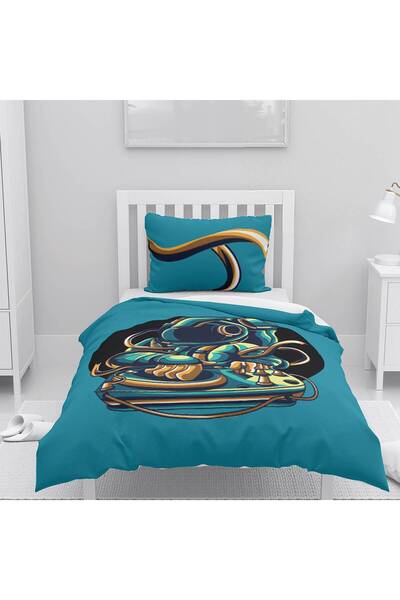 instababyrooms غرفة الأطفال قطن لو طقم غطاء لحاف ملاءة سرير سيز دي جي ميوزيك