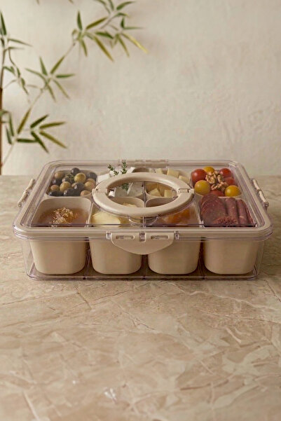 Kitchen Life Set de prezentare pentru micul dejun cu capac din silicon cu vid...