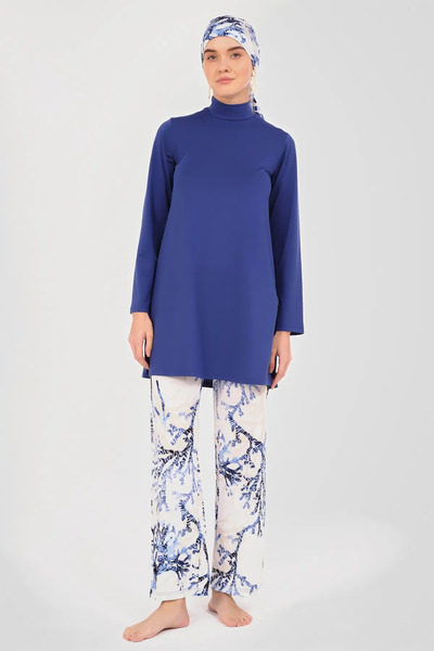 ALFASA Μαγιό Τεσεττούρ με κοραλλί σχέδιο, ύφασμα που απορροφά το νερό ALF24604