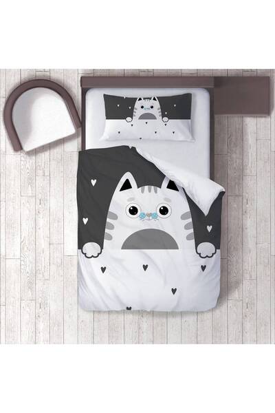 instababyrooms غرفة الأطفال قطن لوه طقم غطاء لحاف ملاءة سرير سيز كات نمبر 01377